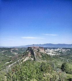 Scenic view of landscape against clear sky