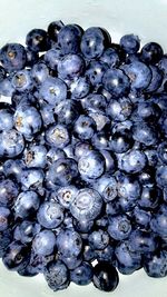 Full frame shot of blueberries