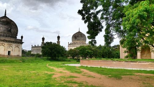 View of temple against sky