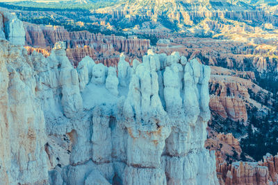 View of rock formations