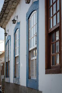 Low angle view of residential building