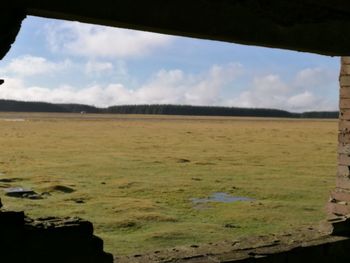 Scenic view of landscape against sky