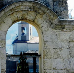 Statue of historic building