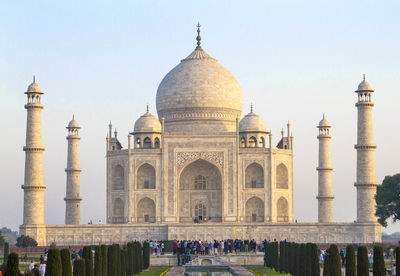 View of taj mahal against sky