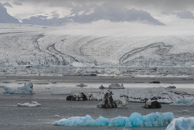 Glacier lagoon on iceland