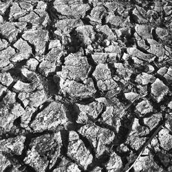 Full frame shot of cracked wall