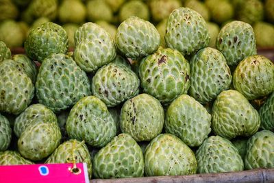 Full frame shot of fruits for sale in market