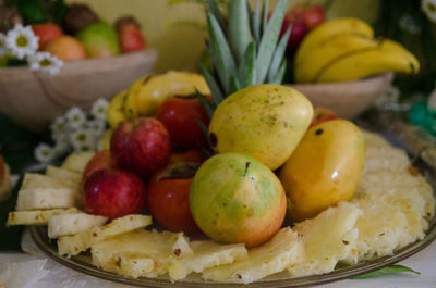 Close-up of fruits in bowl