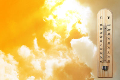 Close up of light bulb