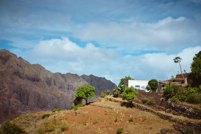 Mountainous area of corda, santo antao island, cape verde