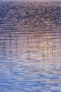 Full frame shot of rippled lake