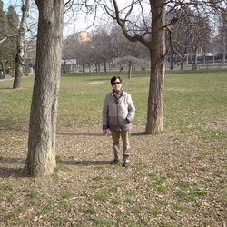 Full length of woman in park