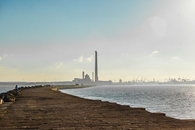 View of city at waterfront