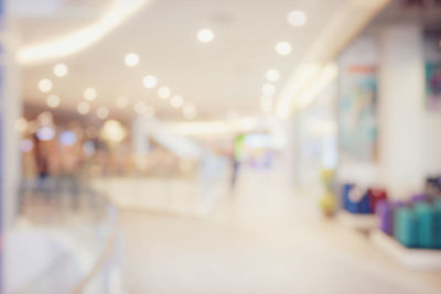 Defocused image of illuminated lights