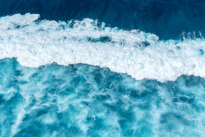 Full frame shot of sea waves