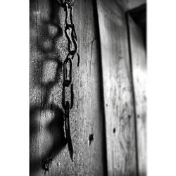 Close-up of wooden door