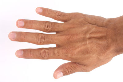 Close-up of human hand