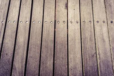 Close-up of wooden surface level of hardwood floor