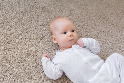 Portrait of cute baby boy