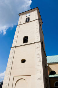 Low angle view of building against sky