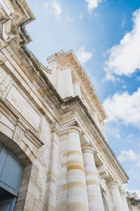 Low angle view of historical building against sky