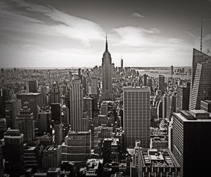 Aerial view of a city
