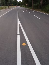 View of road sign