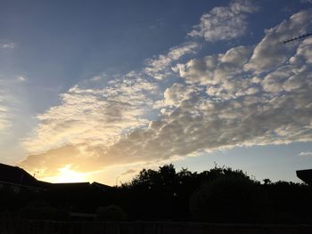 Scenic view of landscape at sunset