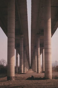 Architectural detail of bridge