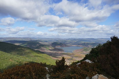 Scenic view of landscape against sky