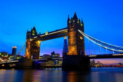 Low angle view of the tower bridge