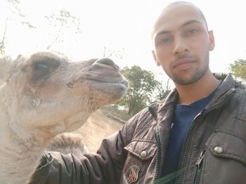 Portrait of young man