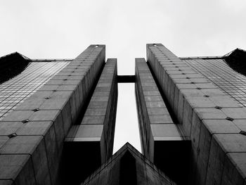 Low angle view of buildings against sky