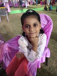 Portrait of a smiling girl