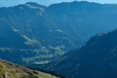 Scenic view of mountains