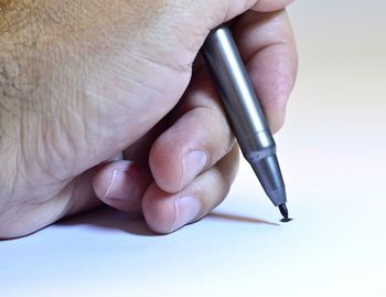 Close-up of human hand