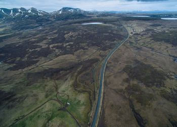 Aerial view of landscape