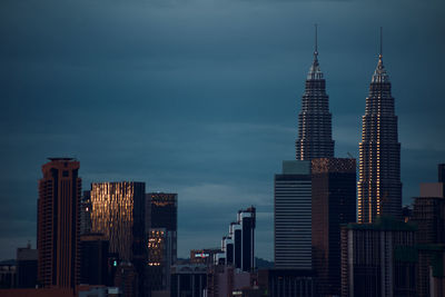 Skyscrapers in city