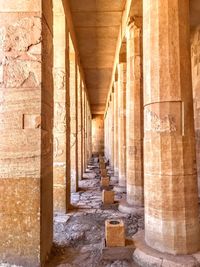 Corridor of old building