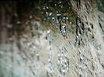 Full frame shot of water drops on rocks