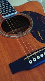 Close-up of guitar