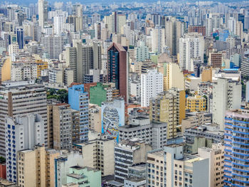 High angle view of cityscape