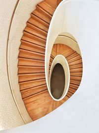 Close-up of spiral staircase