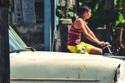 Man in boat