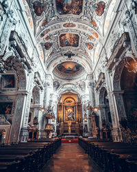 Interior of cathedral