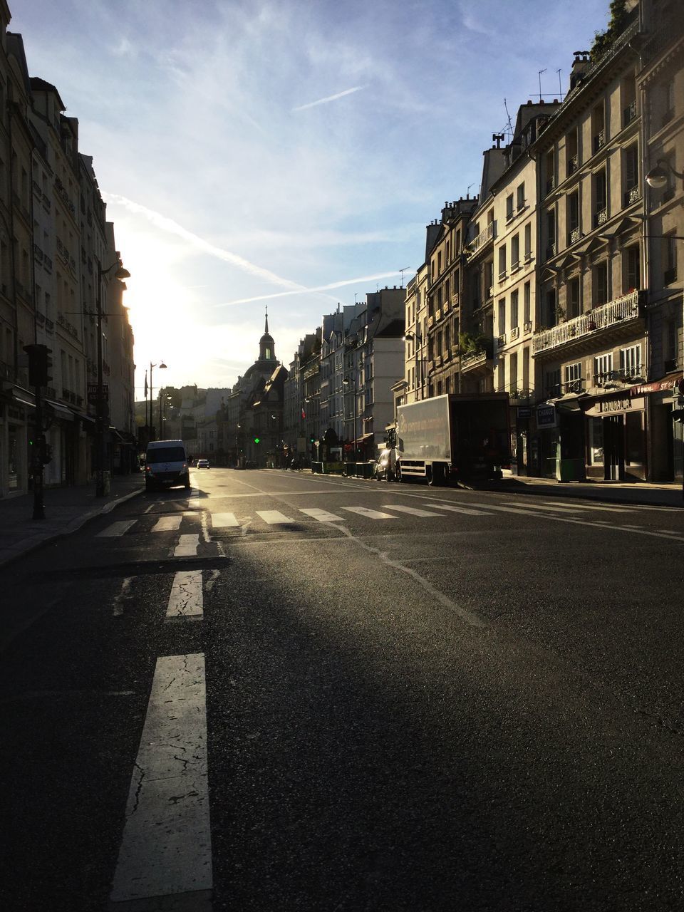 CARS ON CITY STREET