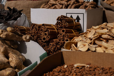 Close-up of food for sale