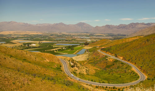 National highway in south africa route cape town towards worcester