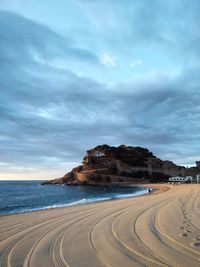 Coast resort city of europe. tossa de mar