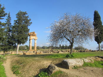 View of historical building against clear sky